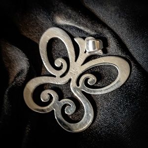 James Avery Large Butterfly Pendant Sterling